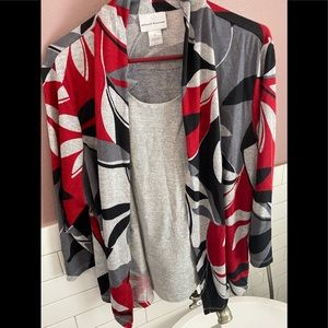 Alfred Dunner Knit Blouse Size XL